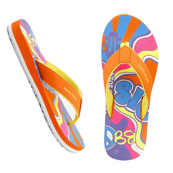 Bacca Bucci BEACH-BREEZE Cloud Slippers/Flip-Flop for Men | Non-Slip With Rubber Outsole and Vibrant Colors