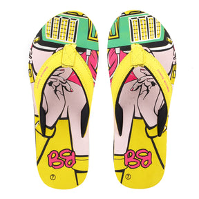 Bacca Bucci BEACH-BREEZE Cloud Slippers/Flip-Flop for Men | Non-Slip With Rubber Outsole and Vibrant Colors