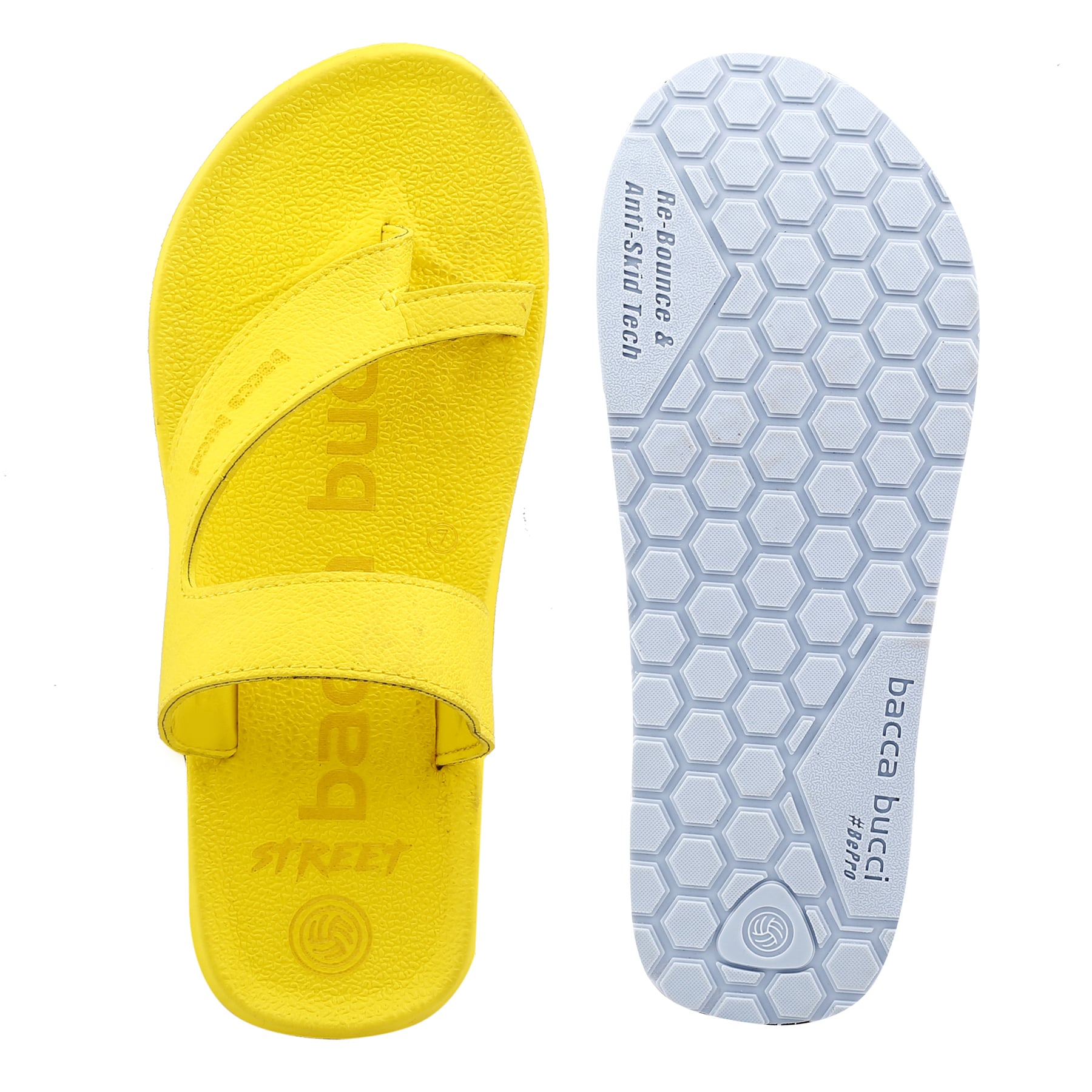 Bacca Bucci BEACH-CLUB Cloud Slippers/Flip-Flop for Men | Non-Slip With Rubber Outsole and Vibrant Colors