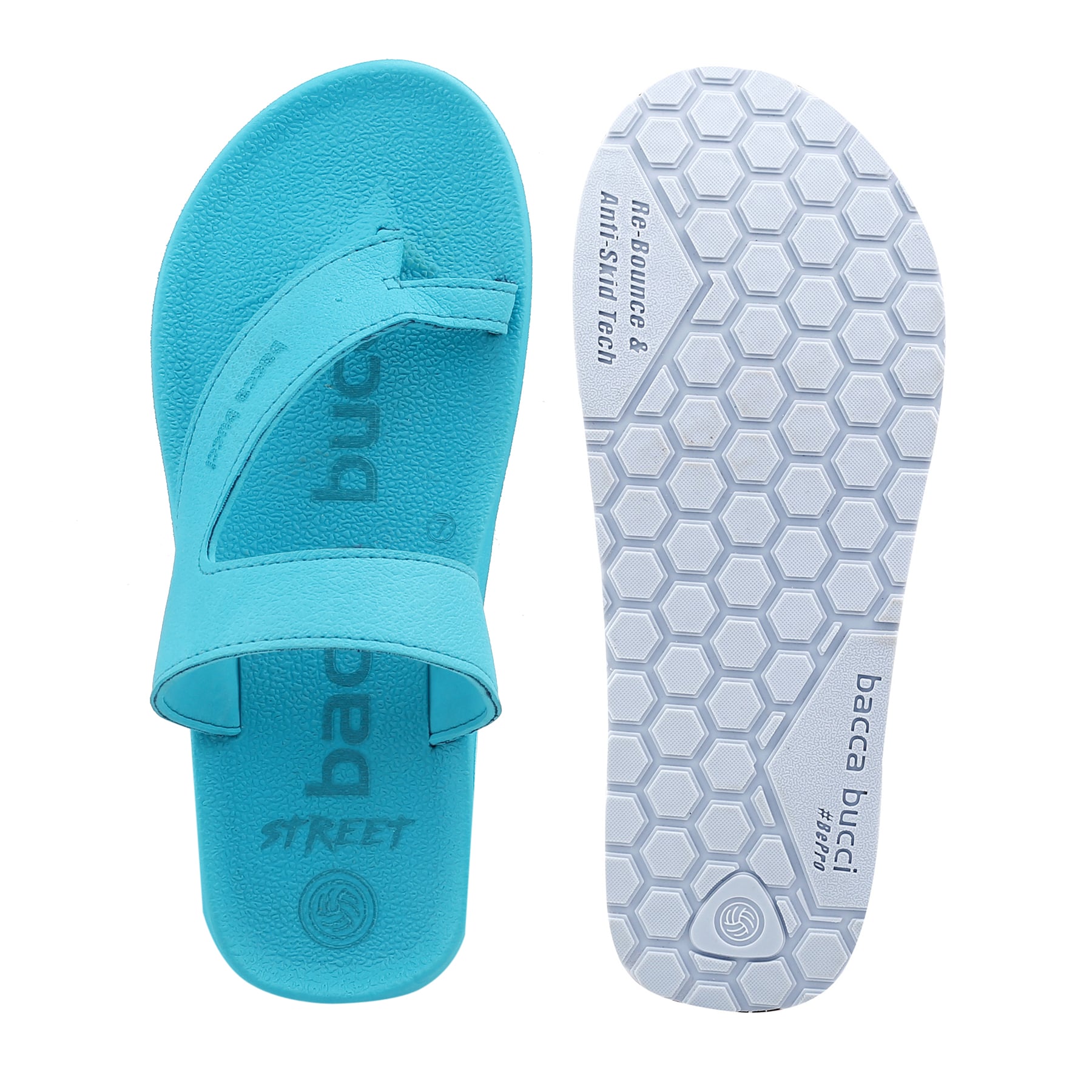 Bacca Bucci BEACH-CLUB Cloud Slippers/Flip-Flop for Men | Non-Slip With Rubber Outsole and Vibrant Colors