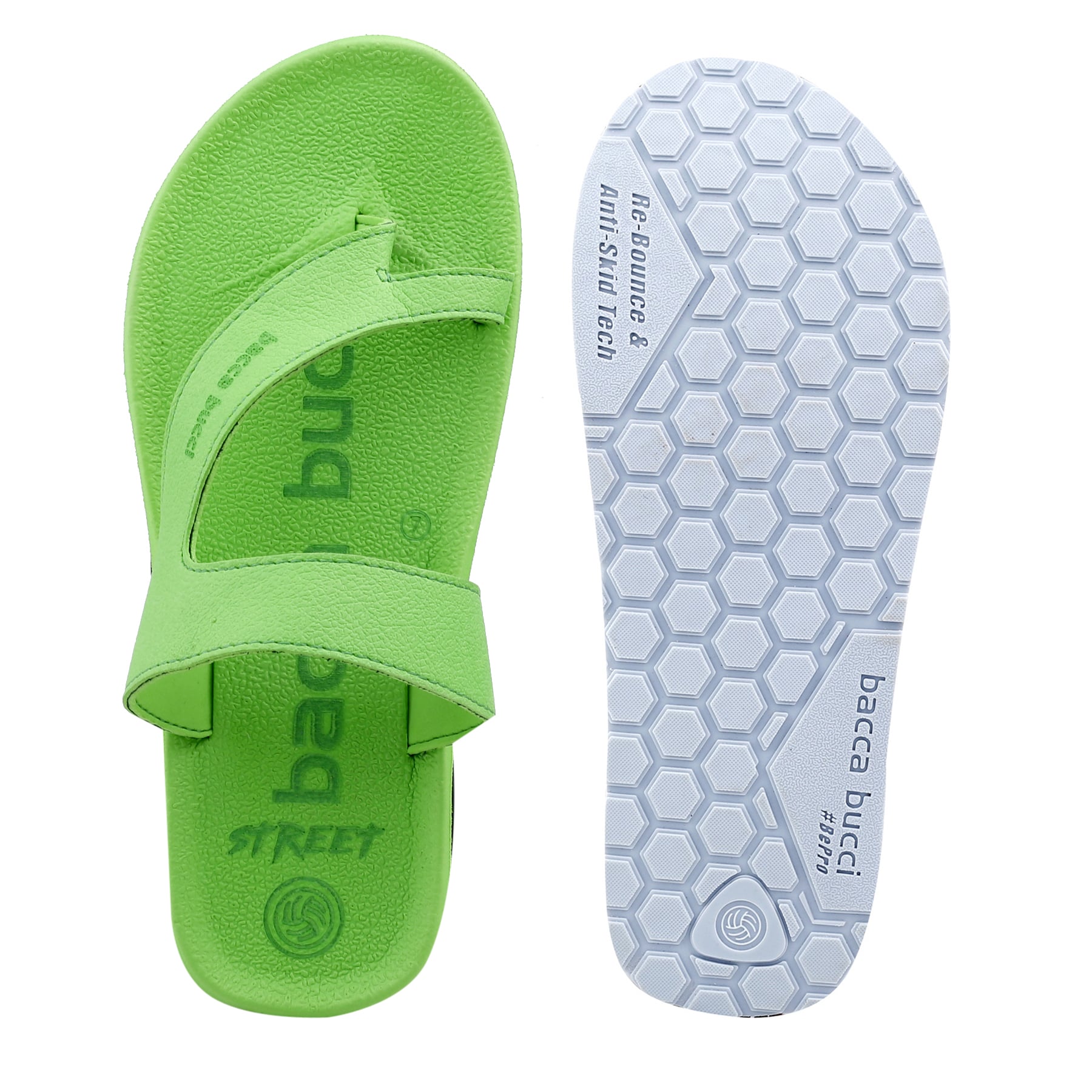 Bacca Bucci BEACH-CLUB Cloud Slippers/Flip-Flop for Men | Non-Slip With Rubber Outsole and Vibrant Colors