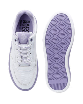 Bacca Bucci Women’s Vibe City Sneakers – Lavender and Blush Pink