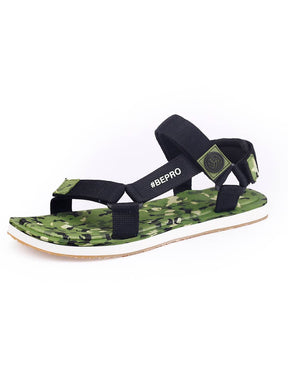 Bacca Bucci 'CamoStride NomadPro' Adventure Sandals - Robust All-Terrain Grip, Tailored Hook-and-Loop Fit, Ergonomic Comfort Design