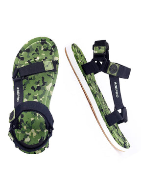 Bacca Bucci 'CamoStride NomadPro' Adventure Sandals - Robust All-Terrain Grip, Tailored Hook-and-Loop Fit, Ergonomic Comfort Design