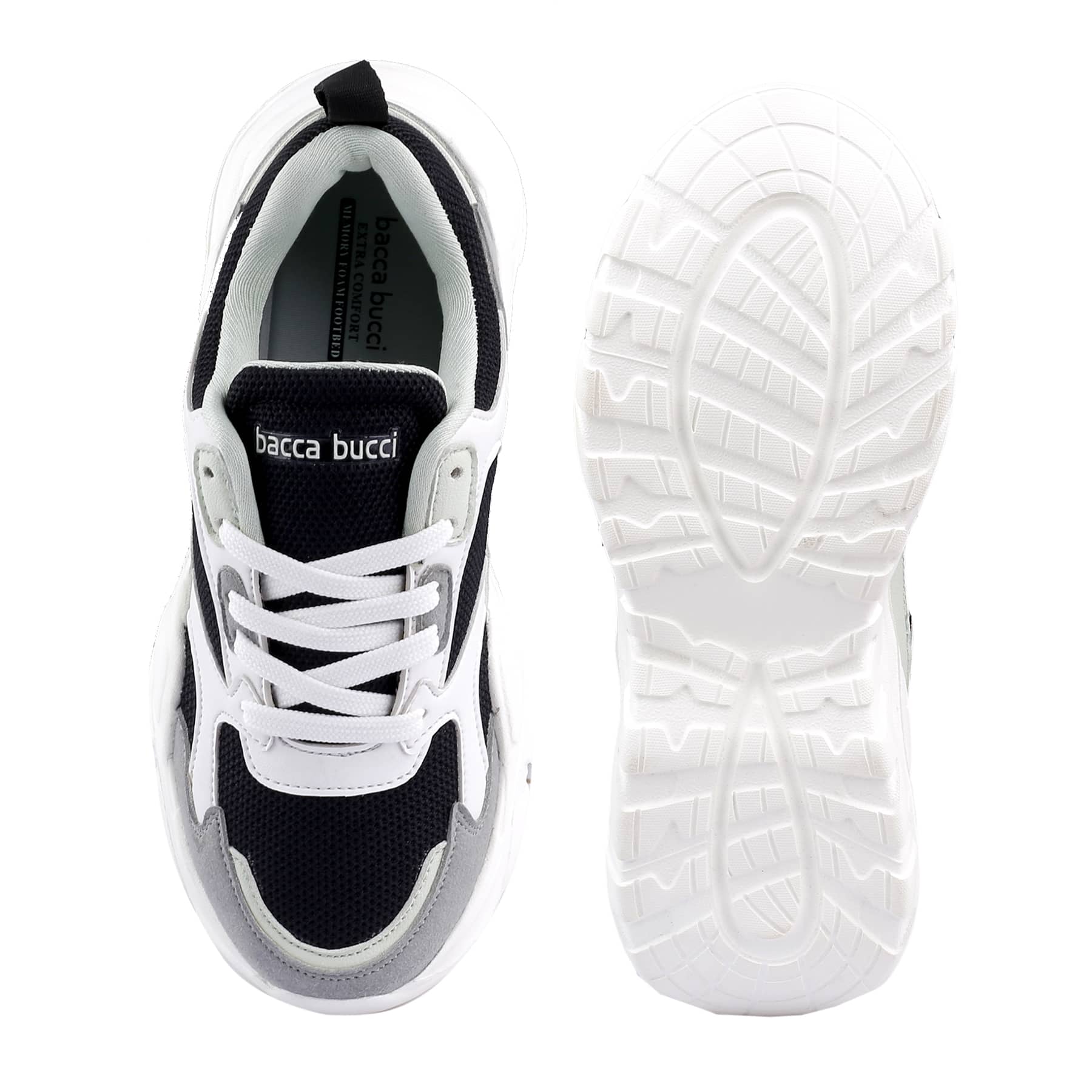 Bacca Bucci SPARK Low-top Platform ColorBlock Fashion Sneakers For Women | StreetWear Chunky Sneakers