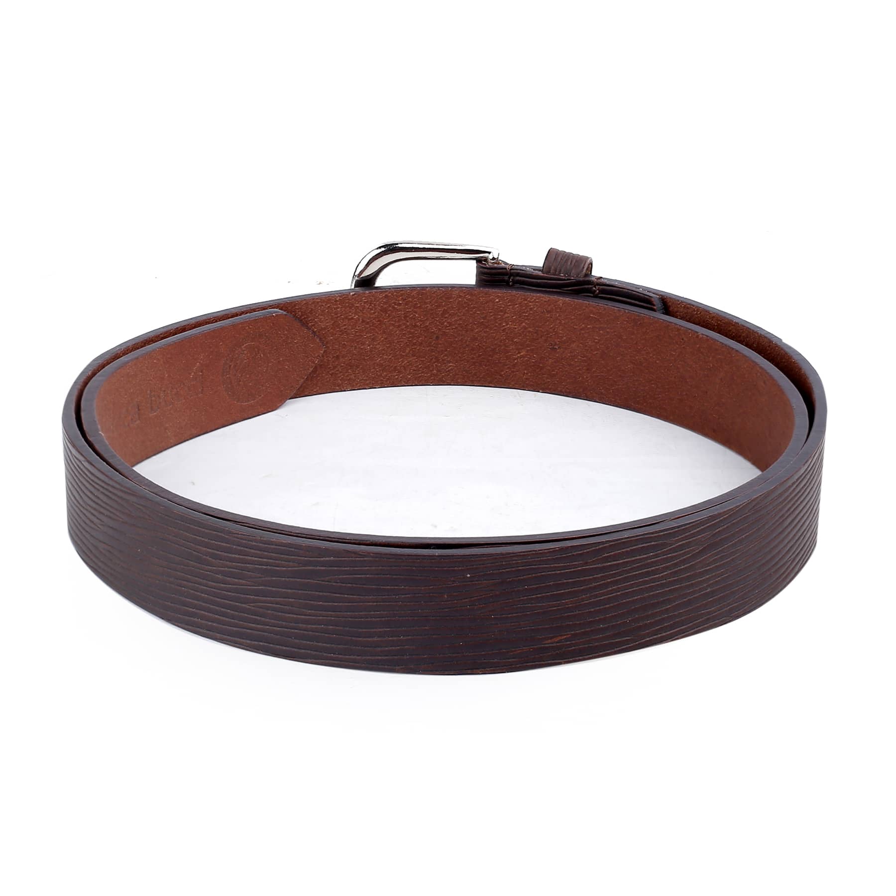 Bacca Bucci 'Elegante' Slim Genuine Leather Belt—Textured Elegance for Versatile Styling- 28 MM