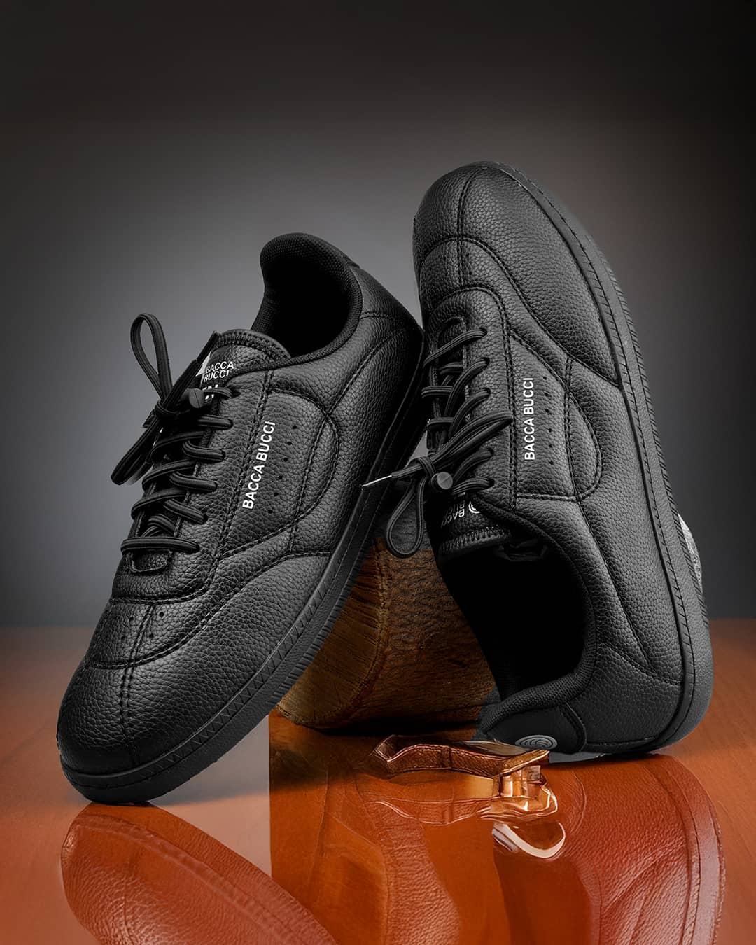 Bacca Bucci ESSENCE Low-Top Sneaker with Ortholite Insole & Elastic Laces