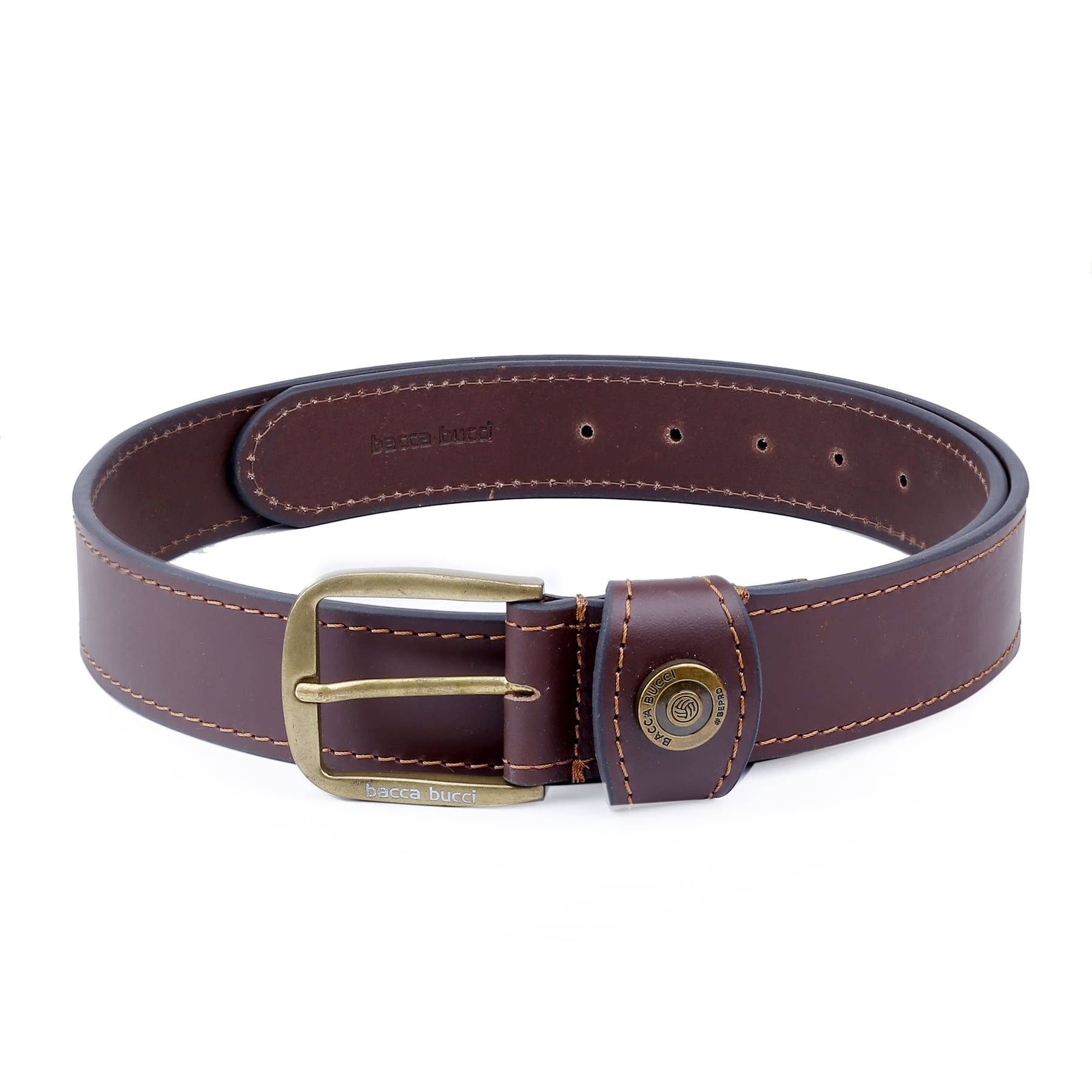 Bacca Bucci Thick and Rugged Genuine Leather Casual jeans Belt for Men