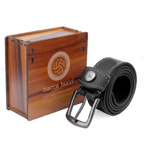 Bacca Bucci Thick and Rugged Genuine Leather Casual jeans Belt for Men