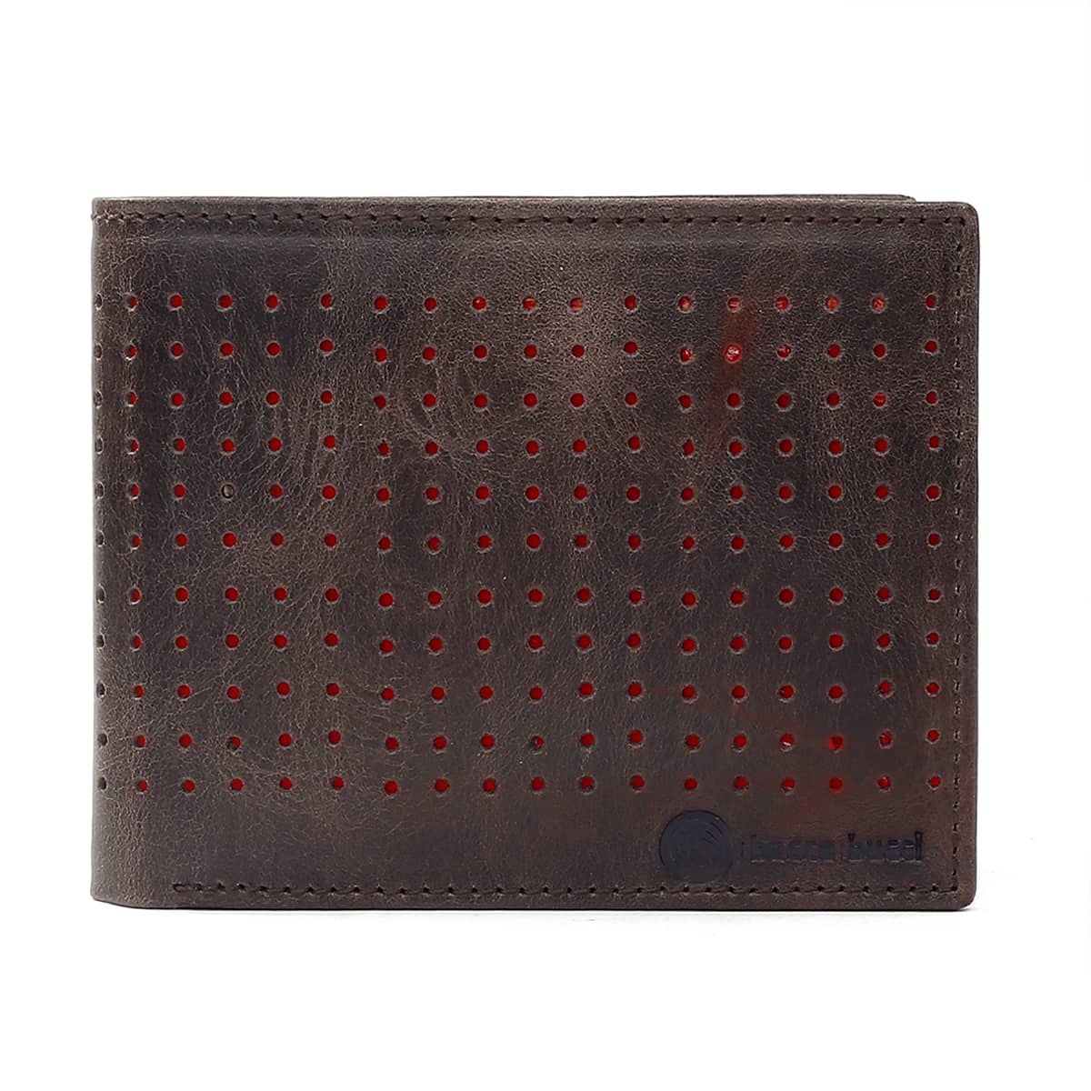 Bacca Bucci Leather Series Textured Bifold Wallet for Men