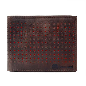 Bacca Bucci Leather Series Textured Bifold Wallet for Men