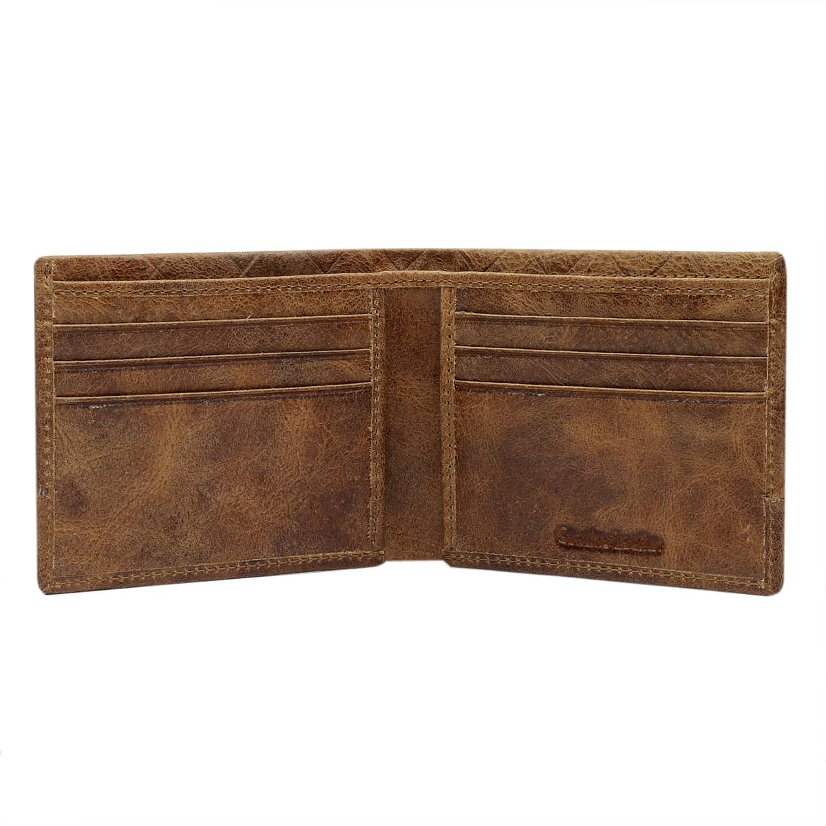 Bacca Bucci Leather Series Textured Bifold Wallet for Men