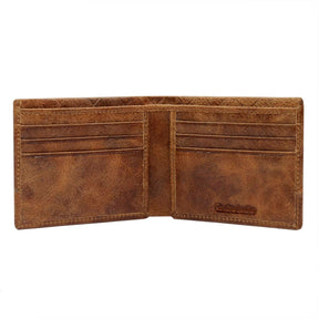 Bacca Bucci Leather Series Textured Bifold Wallet for Men