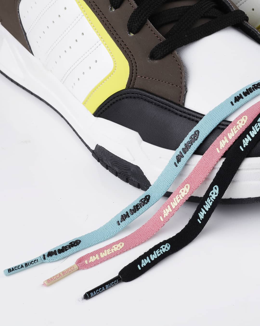 Bacca Bucci "I AM WEIRD" Sneaker Laces