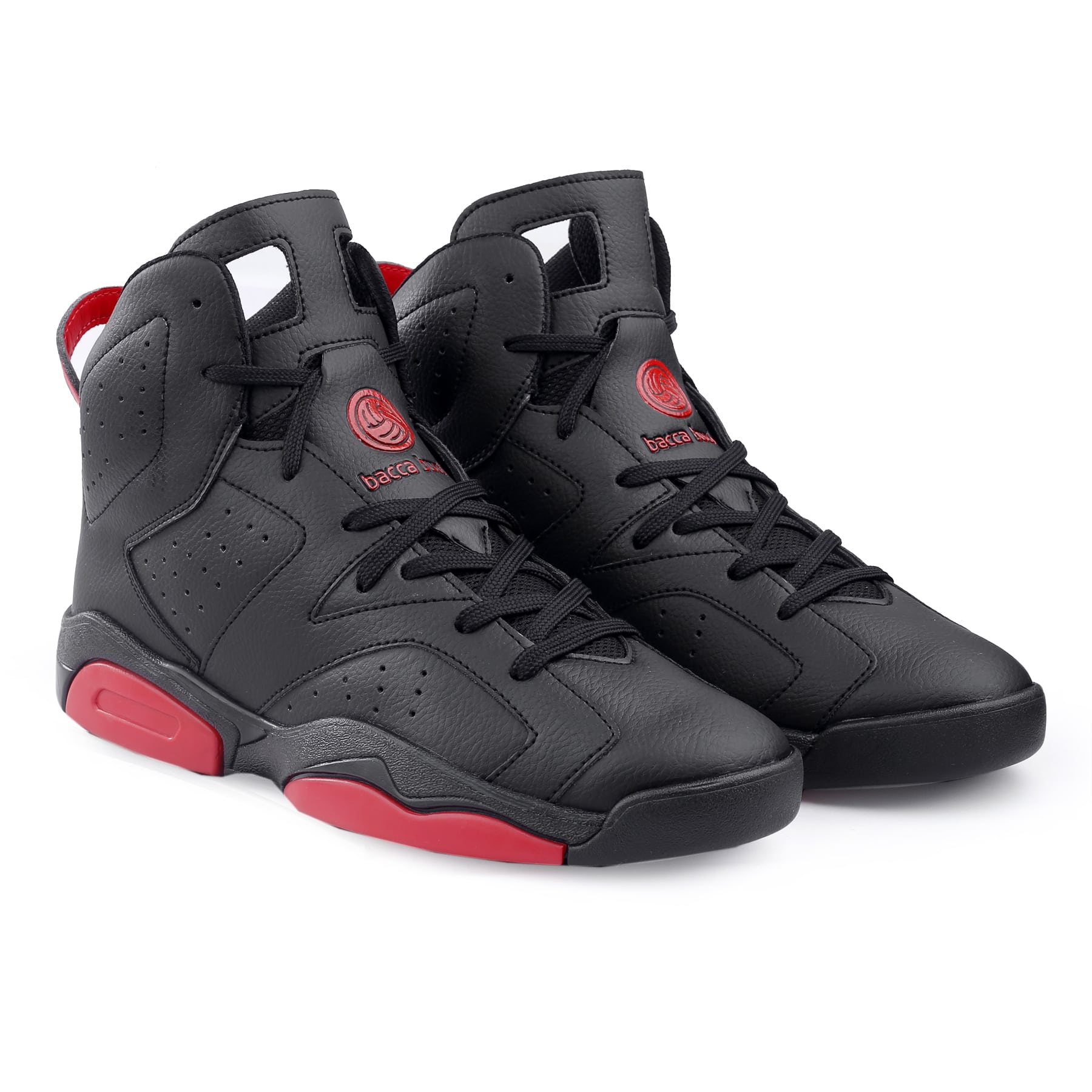 Bacca Bucci STUNNER Hi-top Streetwear Fashion Sneakers with 360 degree Cushioning and PU Moulded Mid-sole