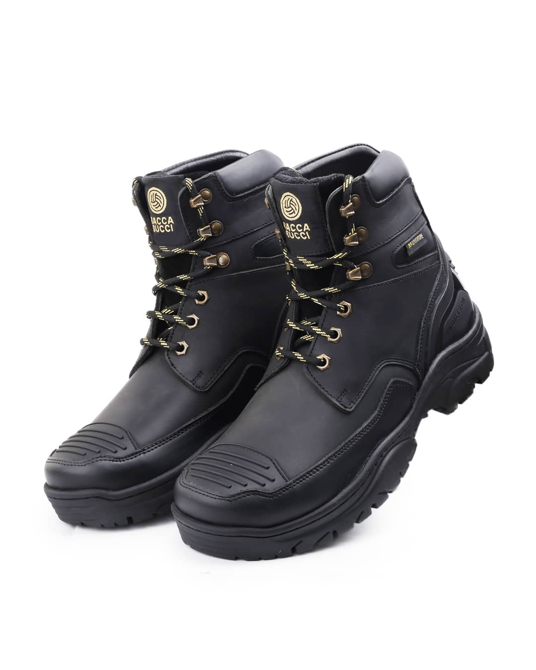 Bacca Bucci PROTECTOR Leather Motorcycle Boots for Men