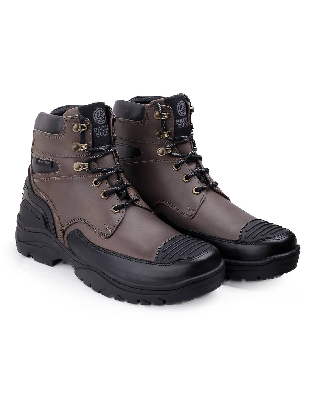 Bacca Bucci PROTECTOR Leather Motorcycle Boots for Men