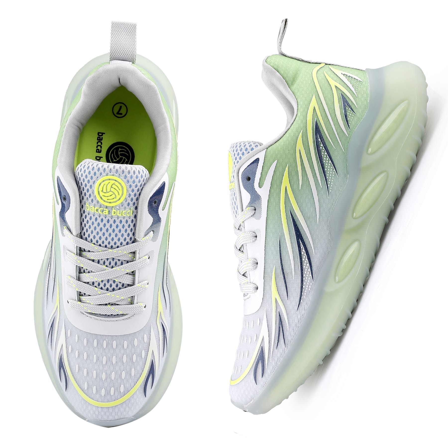 Bacca Bucci INTENSITY with Breathable Engineered Fishnet Upper & TPU Rebounce Outsole Running Shoes