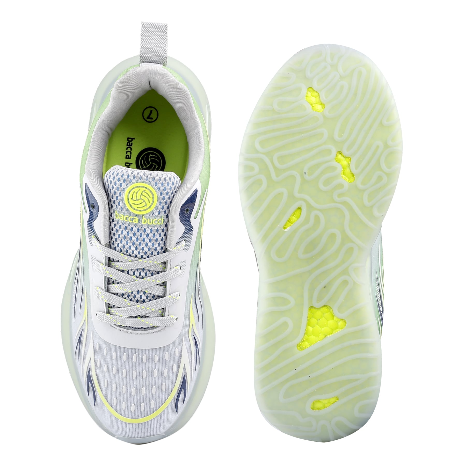 Bacca Bucci INTENSITY with Breathable Engineered Fishnet Upper & TPU Rebounce Outsole Running Shoes