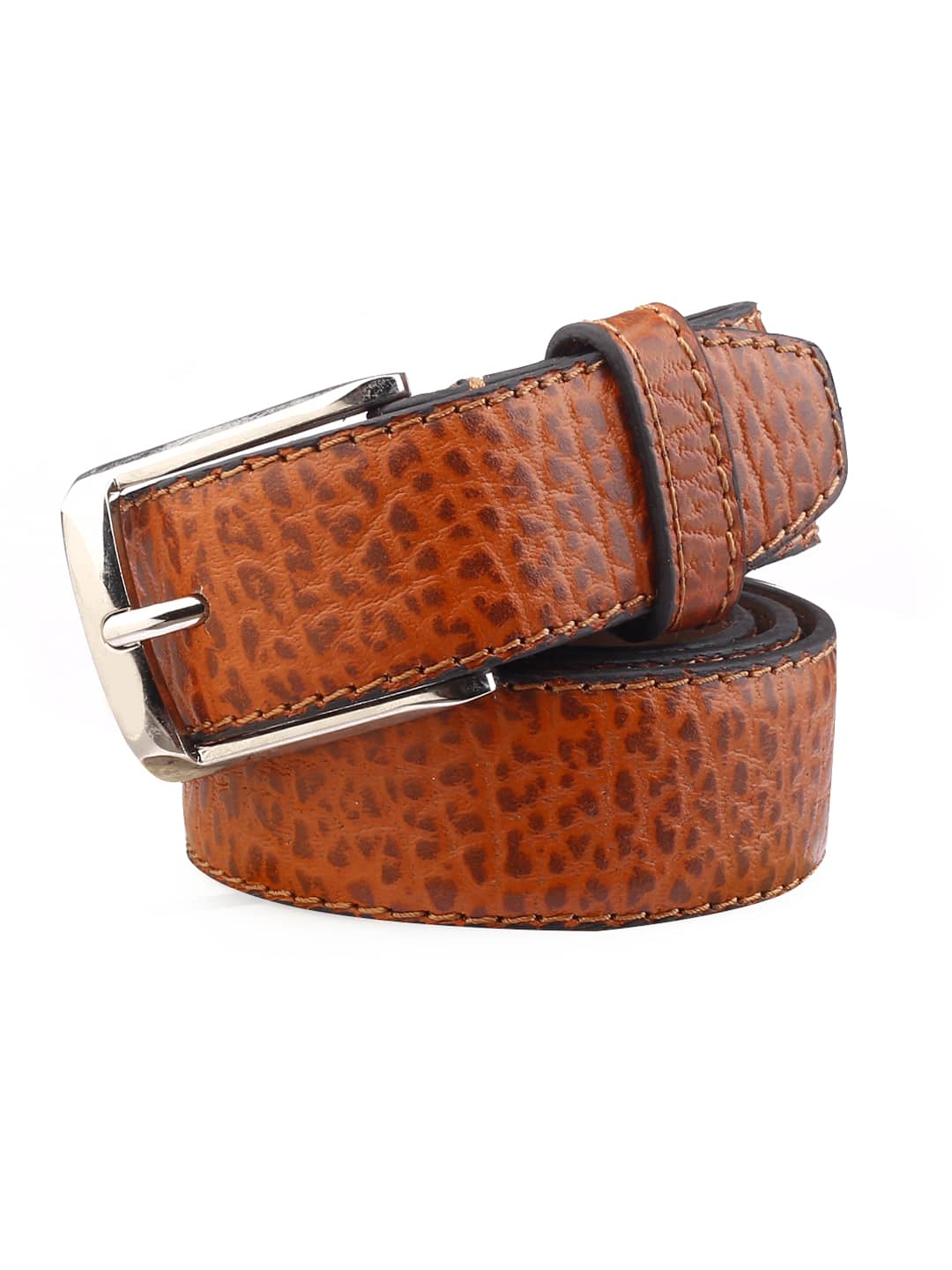 Bacca Bucci 'Sartorial Elegante' Men's Genuine Leather Belt - 35mm Imported Pin Buckle in Signature Wooden Gift Box