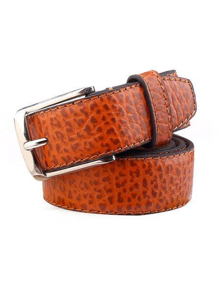 Bacca Bucci 'Sartorial Elegante' Men's Genuine Leather Belt - 35mm Imported Pin Buckle in Signature Wooden Gift Box