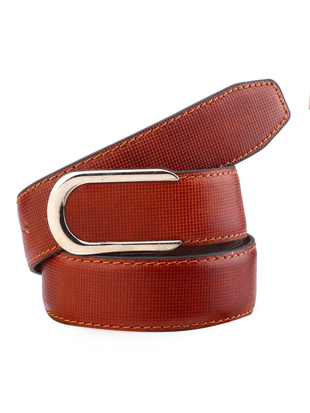 Bacca Bucci Men's Premium Leather Belt - 35mm Handcrafted Strap with Classic Imported Pin Buckle, Presented in Exclusive Wooden Gift Box