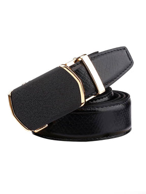 Bacca Bucci Virtuoso - 35mm Genuine Leather Men's Belt with Auto-Lock Imported Buckle