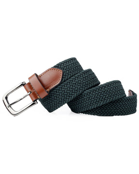 Bacca Bucci Men's Elastic Braided Golf Belt