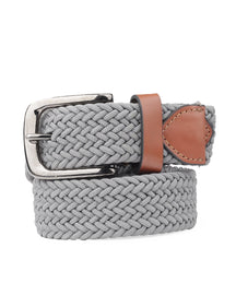 Bacca Bucci Men's Premium Elastic Braided Stretch Belt—Perfect for Golf, Casual, and Everyday Wear