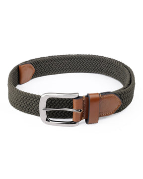 Bacca Bucci Men's Elastic Braided Golf Belt