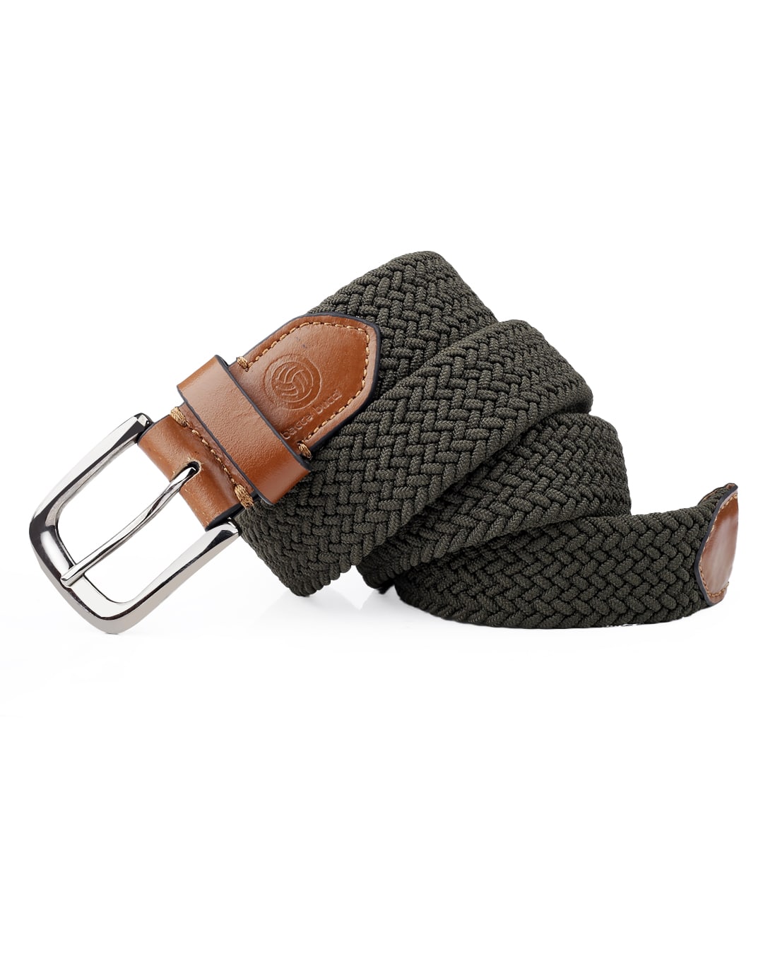 Bacca Bucci Men's Elastic Braided Golf Belt