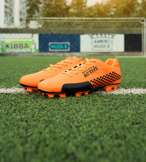 Bacca Bucci Orange Onslaught ZX380: High-Performance Outdoor Soccer Cleats