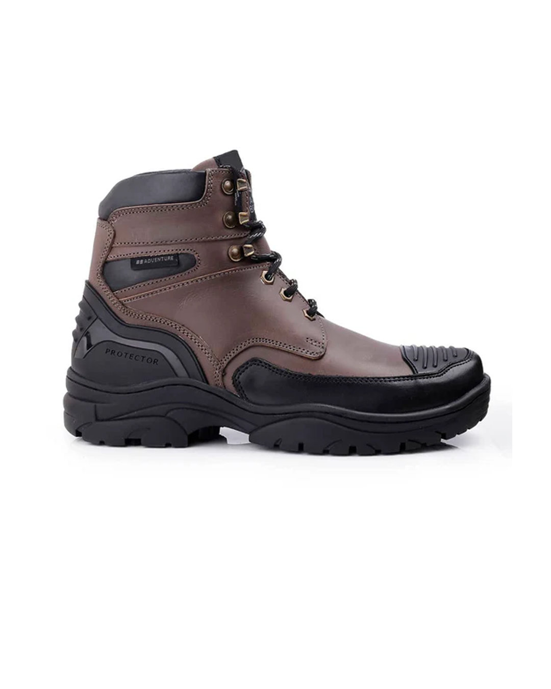 Protector Men Boots Bacca Bucci PROTECTOR Leather Motorcycle Boots for Men