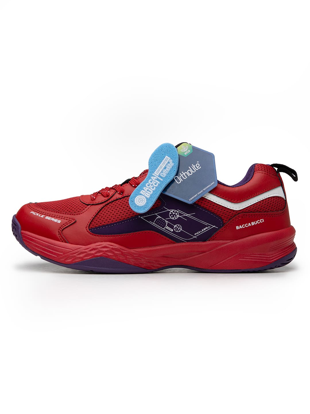 Bacca Bucci Pickle Series Court Sneakers with OrthoLite Eco Insoles