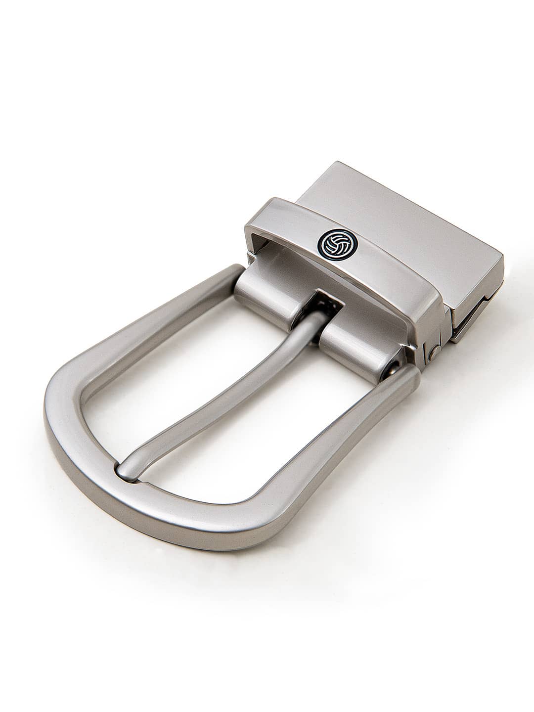 Bacca Bucci Men's 35 MM Nickle-Free Reversible Clamp Belt Buckle with Branding