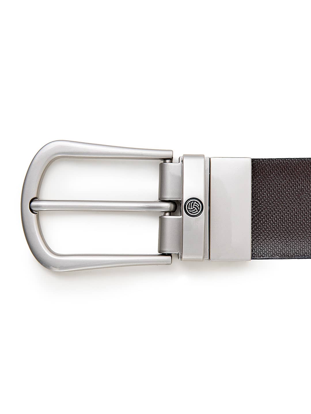 Bacca Bucci Men's 35 MM Nickle-Free Reversible Clamp Belt Buckle with Branding