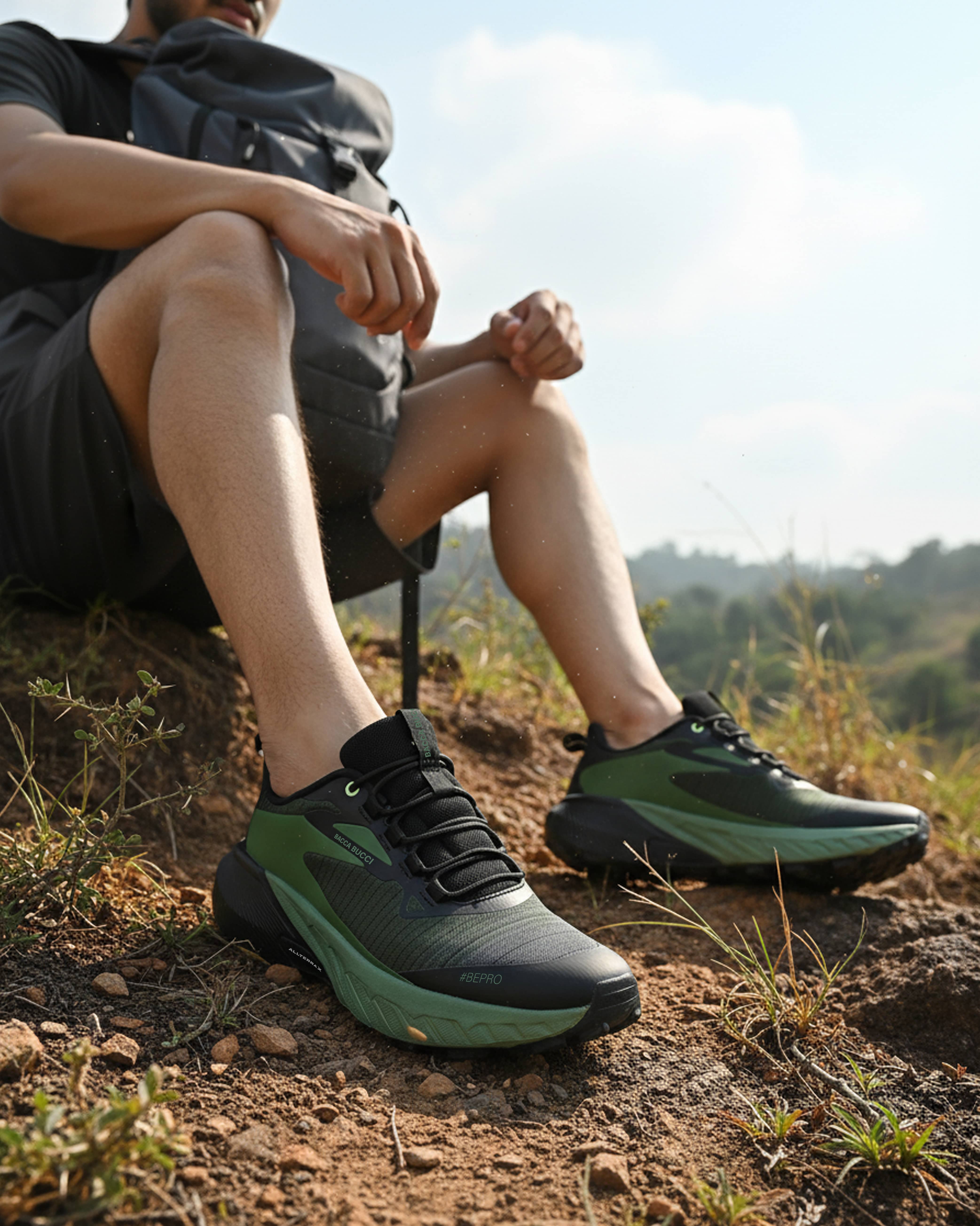 こくばバドレックス Bacca Bucci Hypersoft Series | Breathable Upper Running Shoes for Men