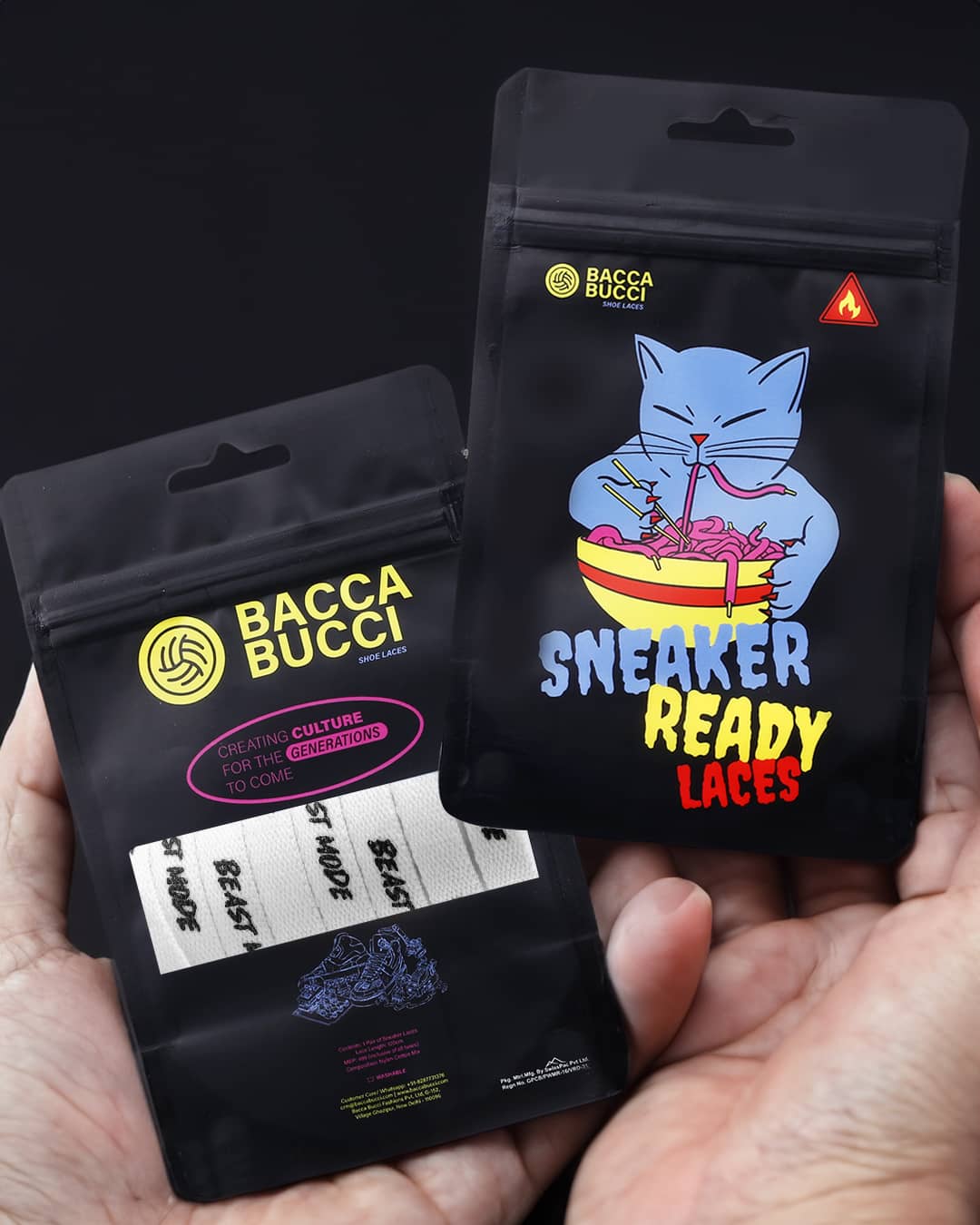 Bacca Bucci "Beast Mode" Sneaker Laces