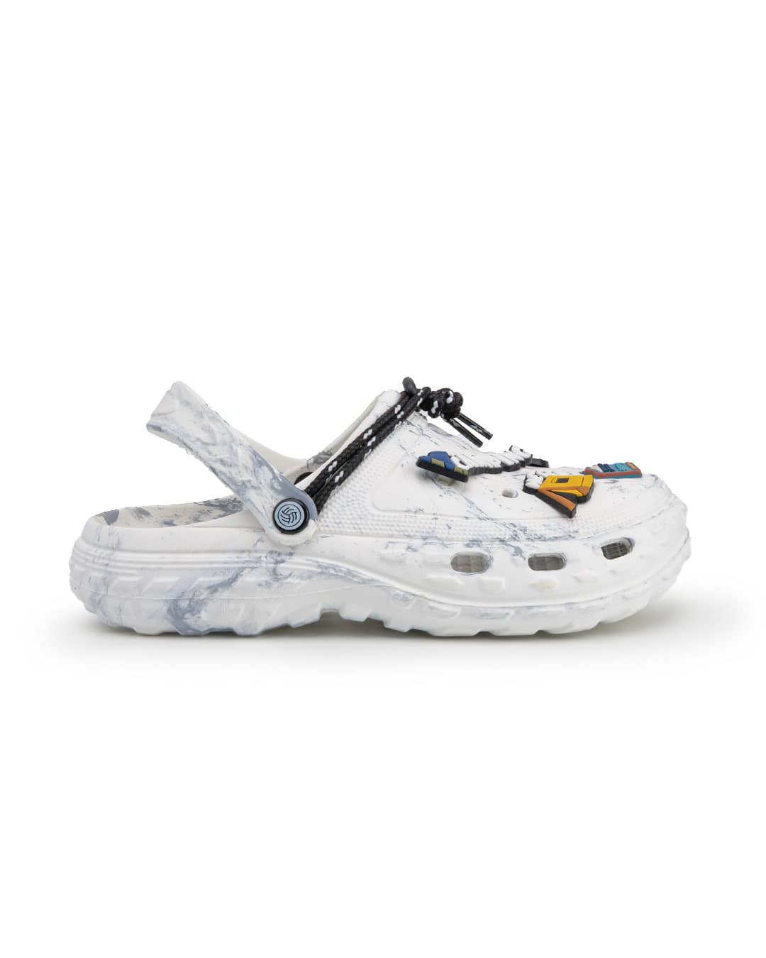 Discovery × Bacca Bucci Marble Clog Slides – Camping Hero Edition