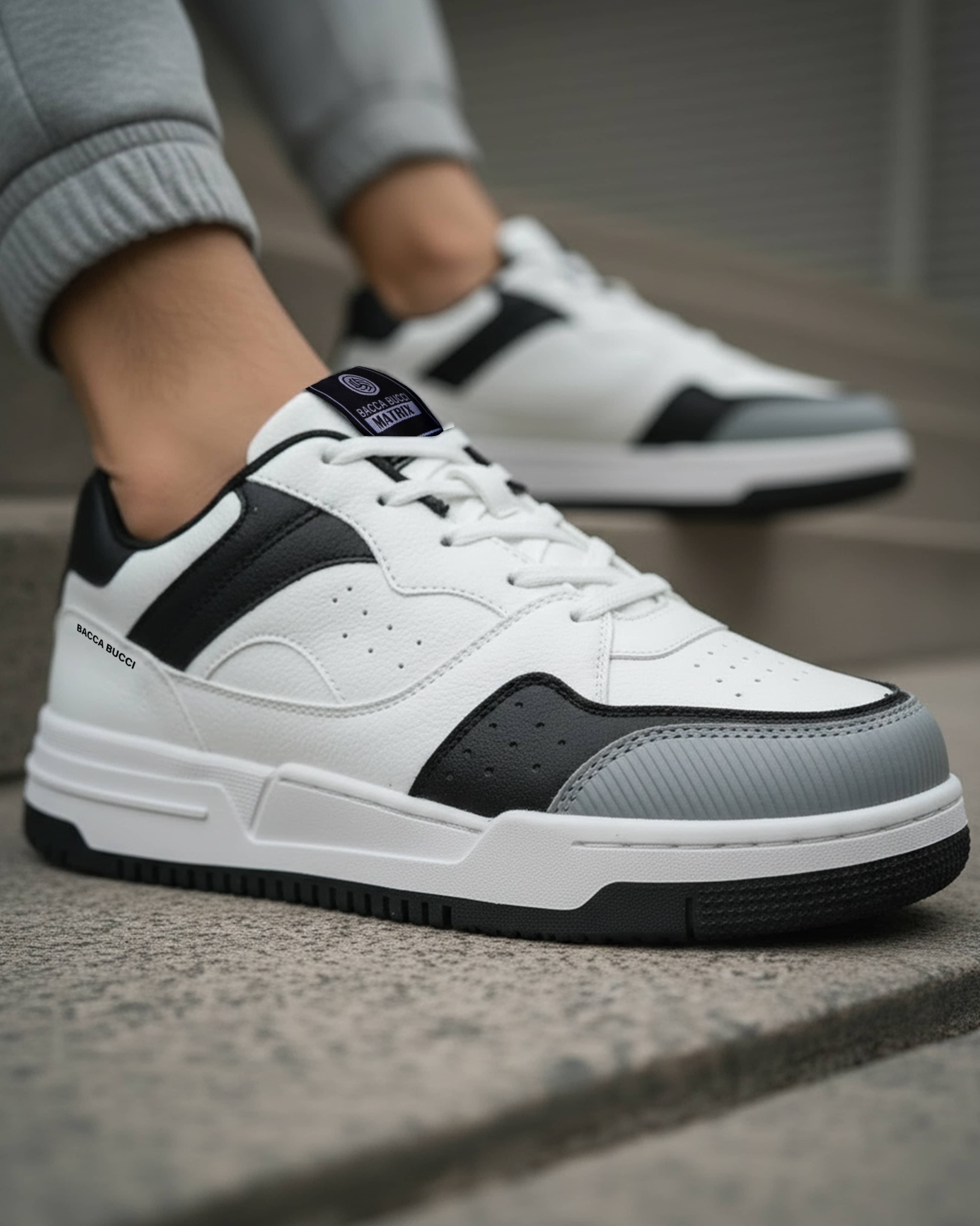 Bacca Bucci Matrix Men’s Court-Style Sneakers