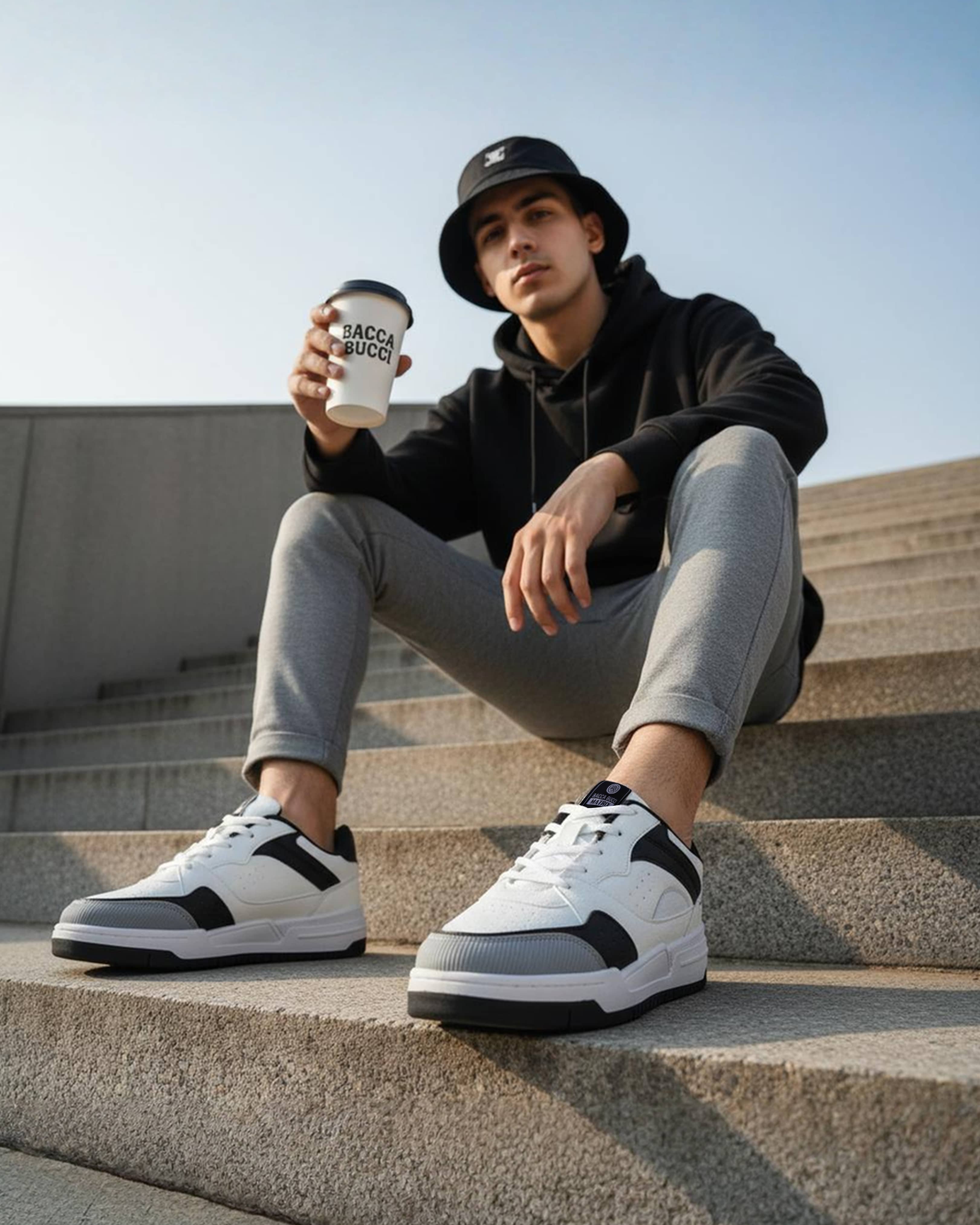 Bacca Bucci Matrix Men’s Court-Style Sneakers