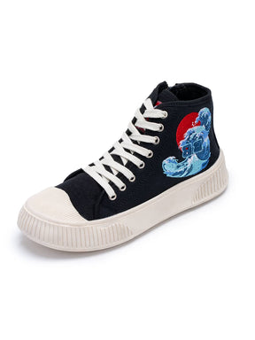 Bacca Bucci Women's High-Top Sneakers - "Kawaii Kicks" Collection