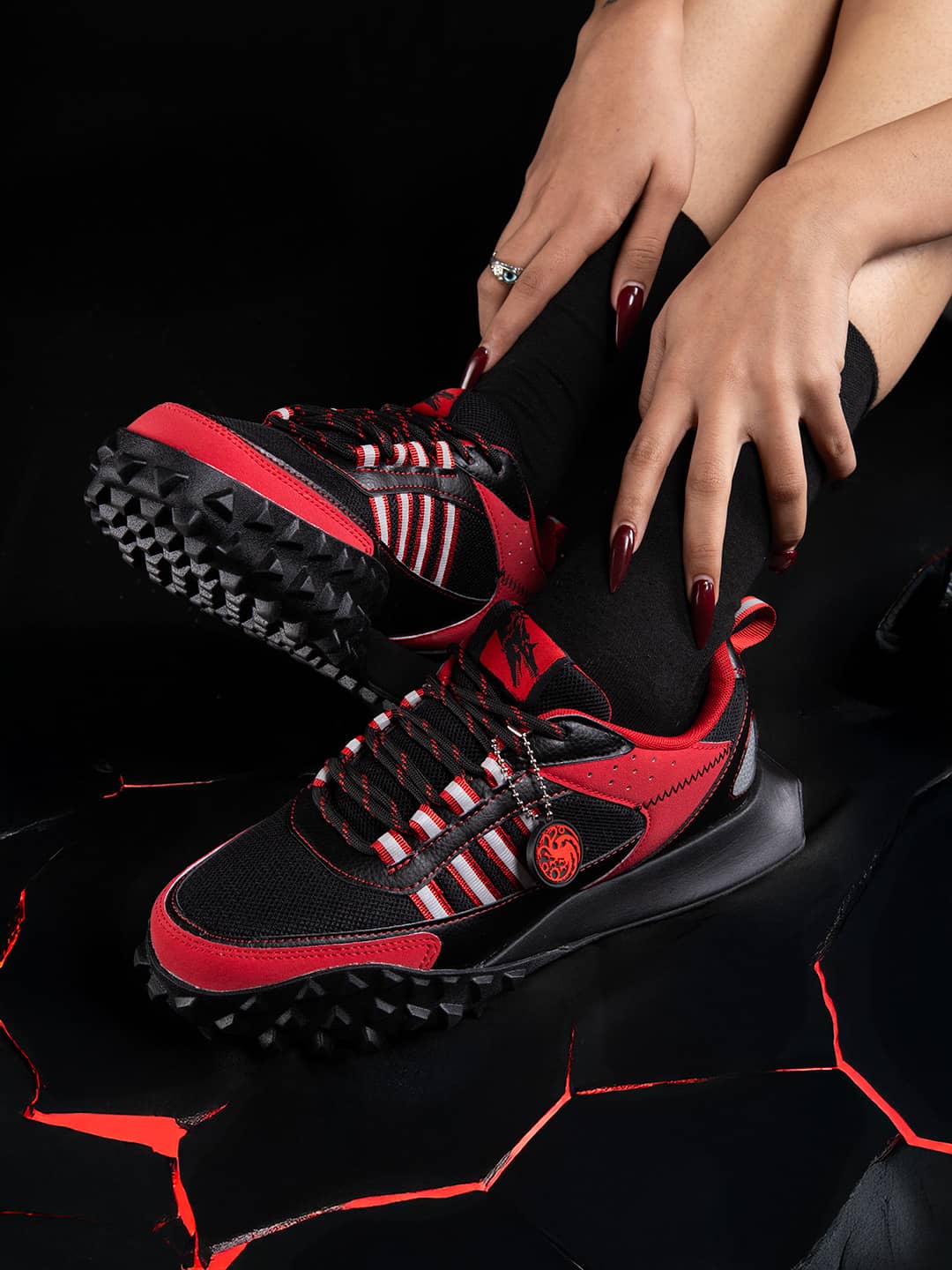 Bacca Bucci x House of the Dragon Sneakers – Fire & Blood Edition | All-Terrain Lifestyle Trainers