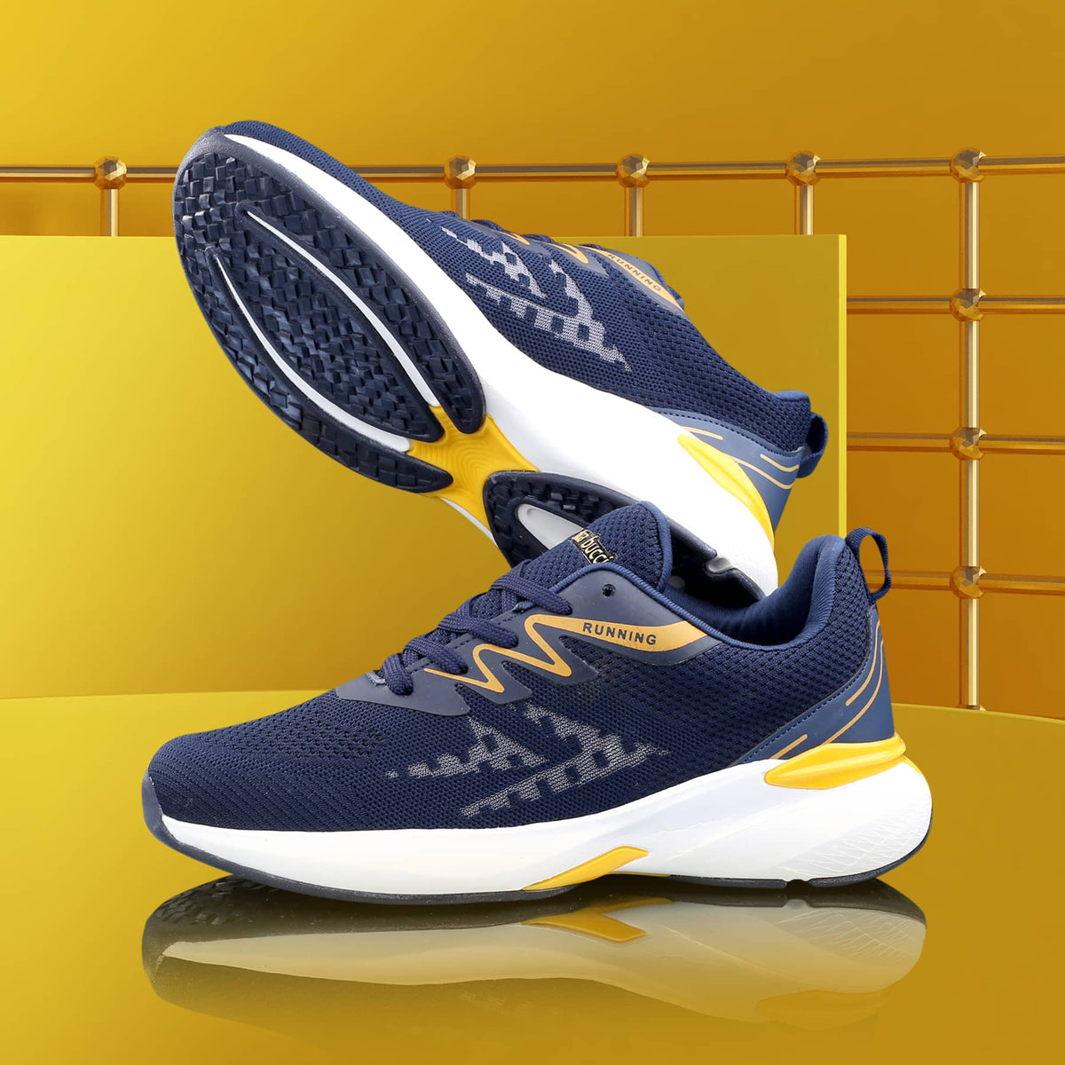 Bacca bucci blue top running shoes