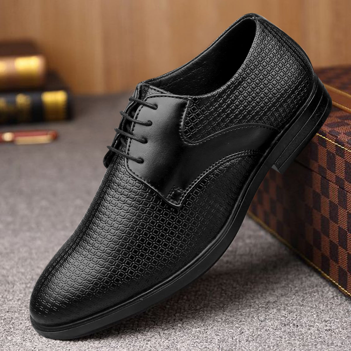 Bacca Bucci OSLO Formal Shoes with Superior Comfort |  All Day Wear Office Or Party Lace-up Shoes