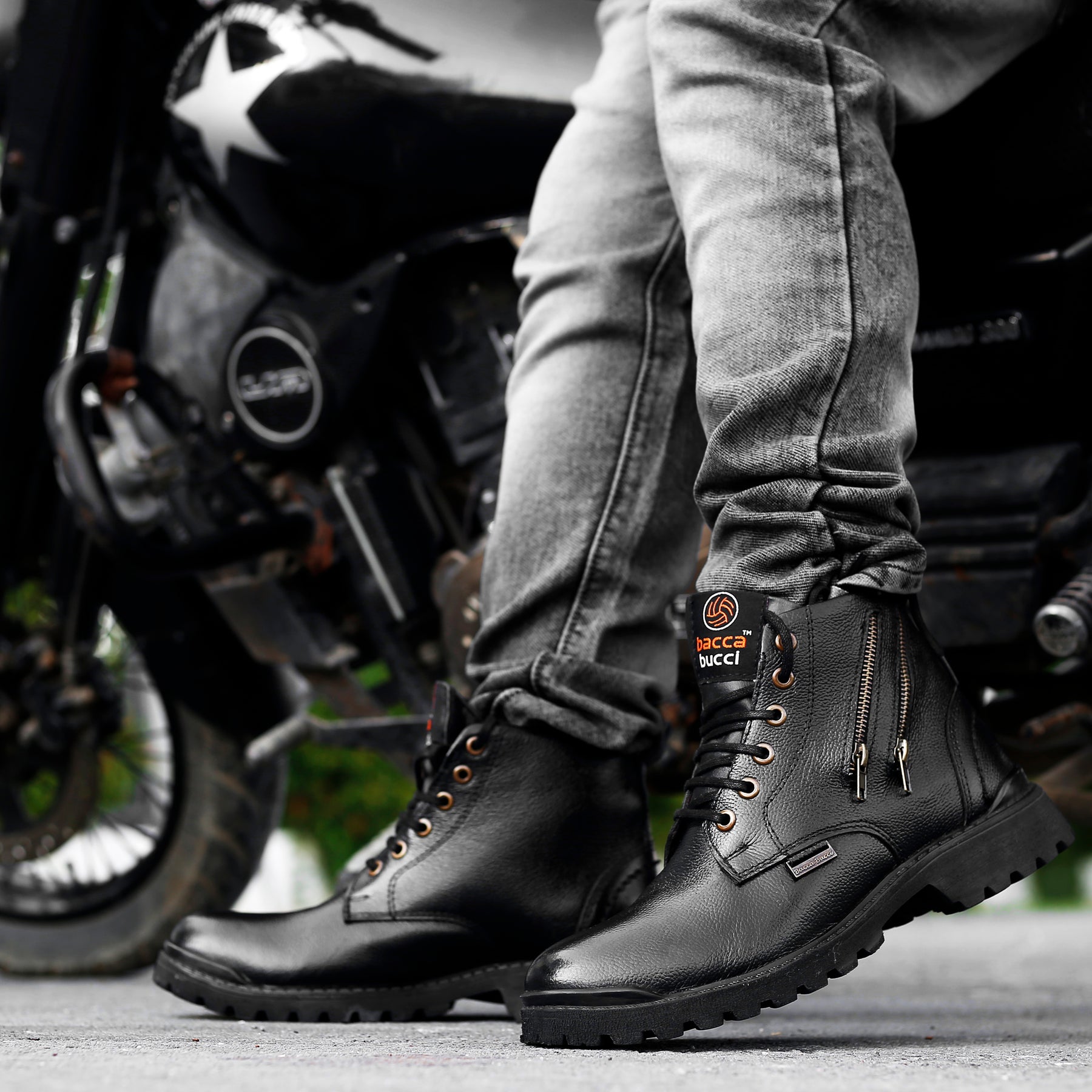 military boots, leather boots, leather boots for men, genuine leather boots 