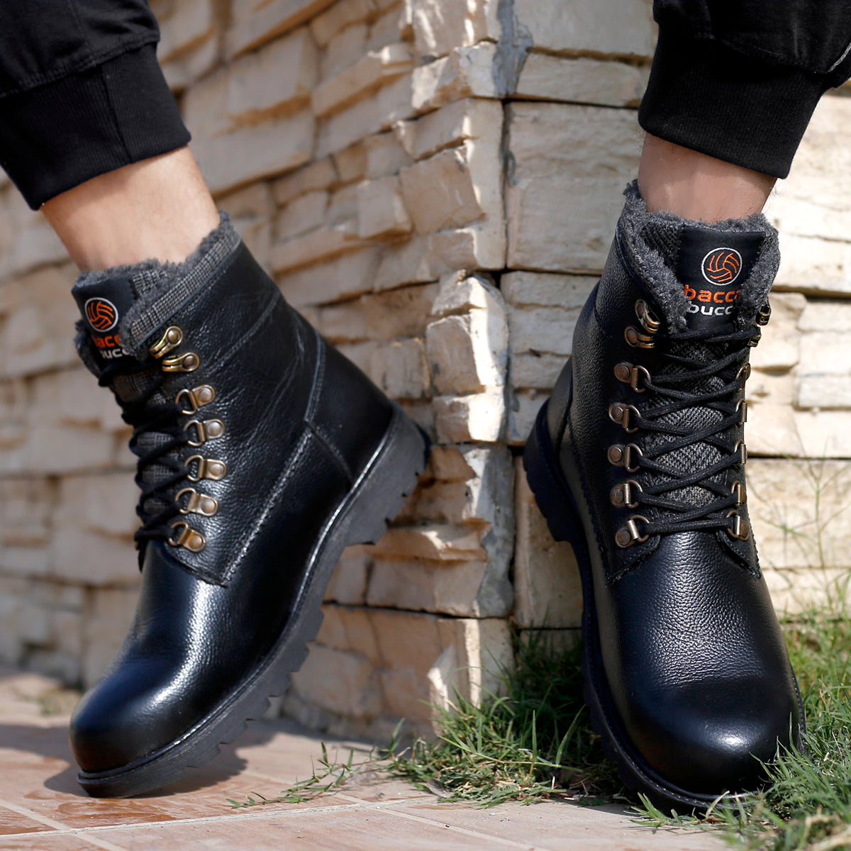 Bacca Bucci Snowman BLACK UK-06