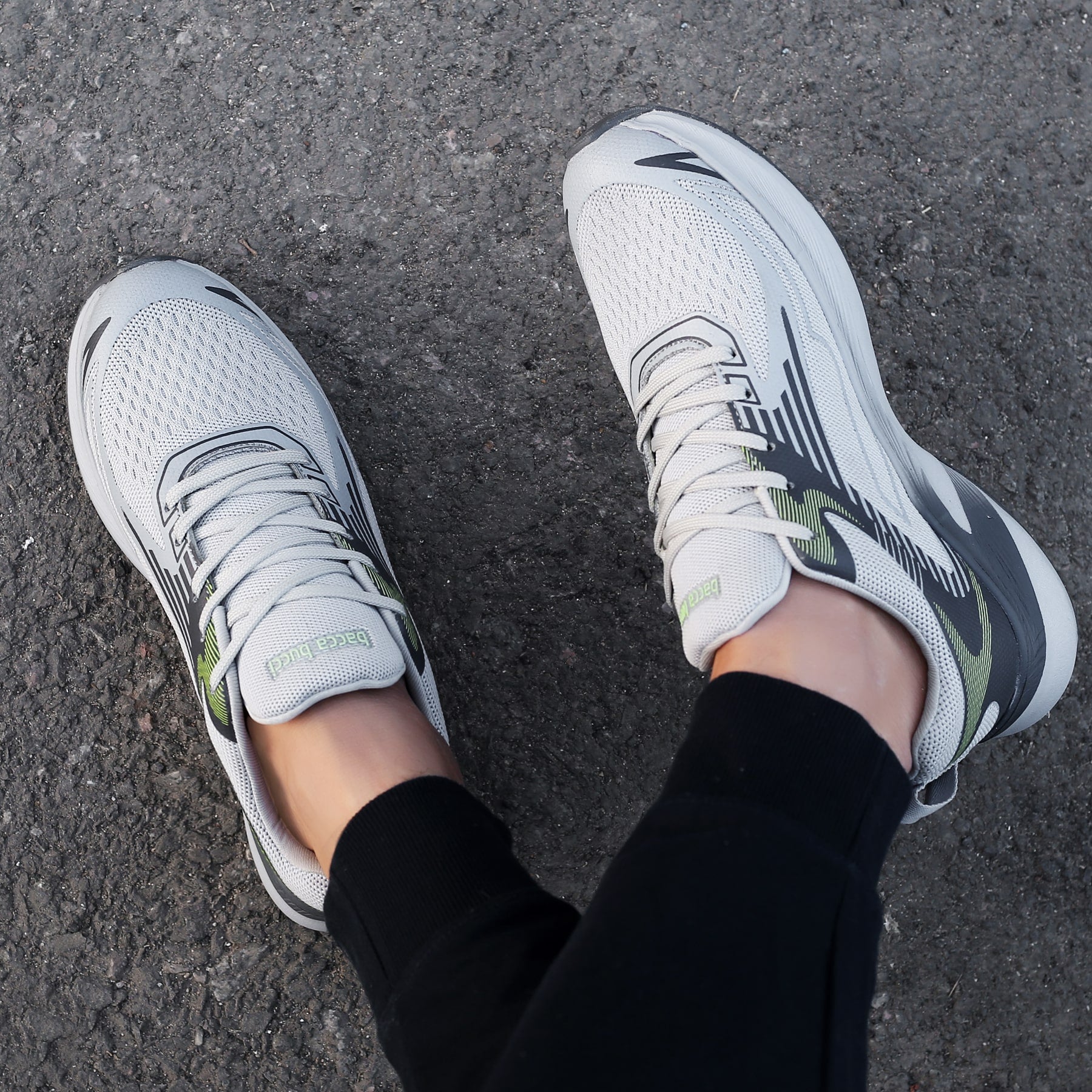 Bacca Bucci CARBON Running/Training Shoes with High Abrasion Rubber Outsole & Molded EVA Sockliner