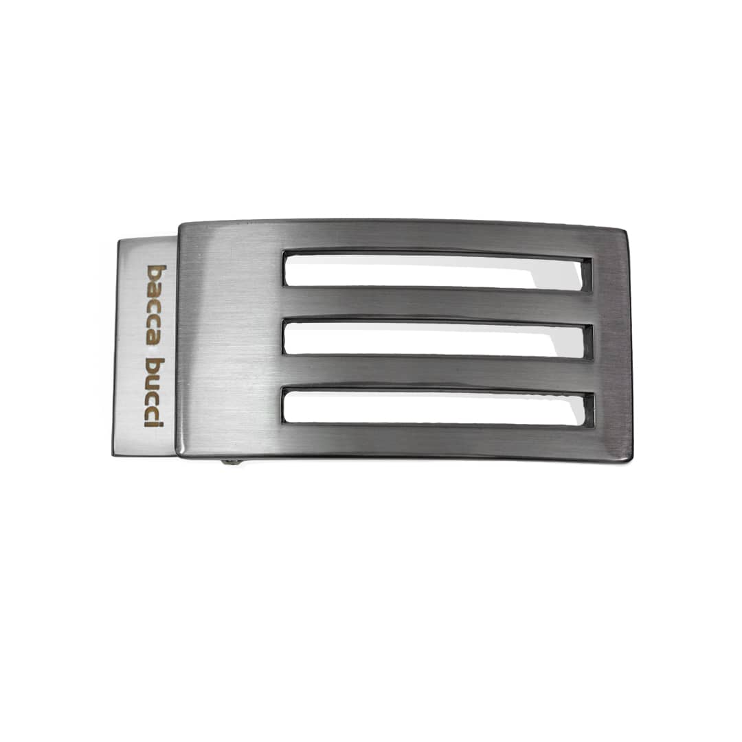 Bacca Bucci 30 MM Nickle free Clamp Belt Buckle with Branding (Buckle only)