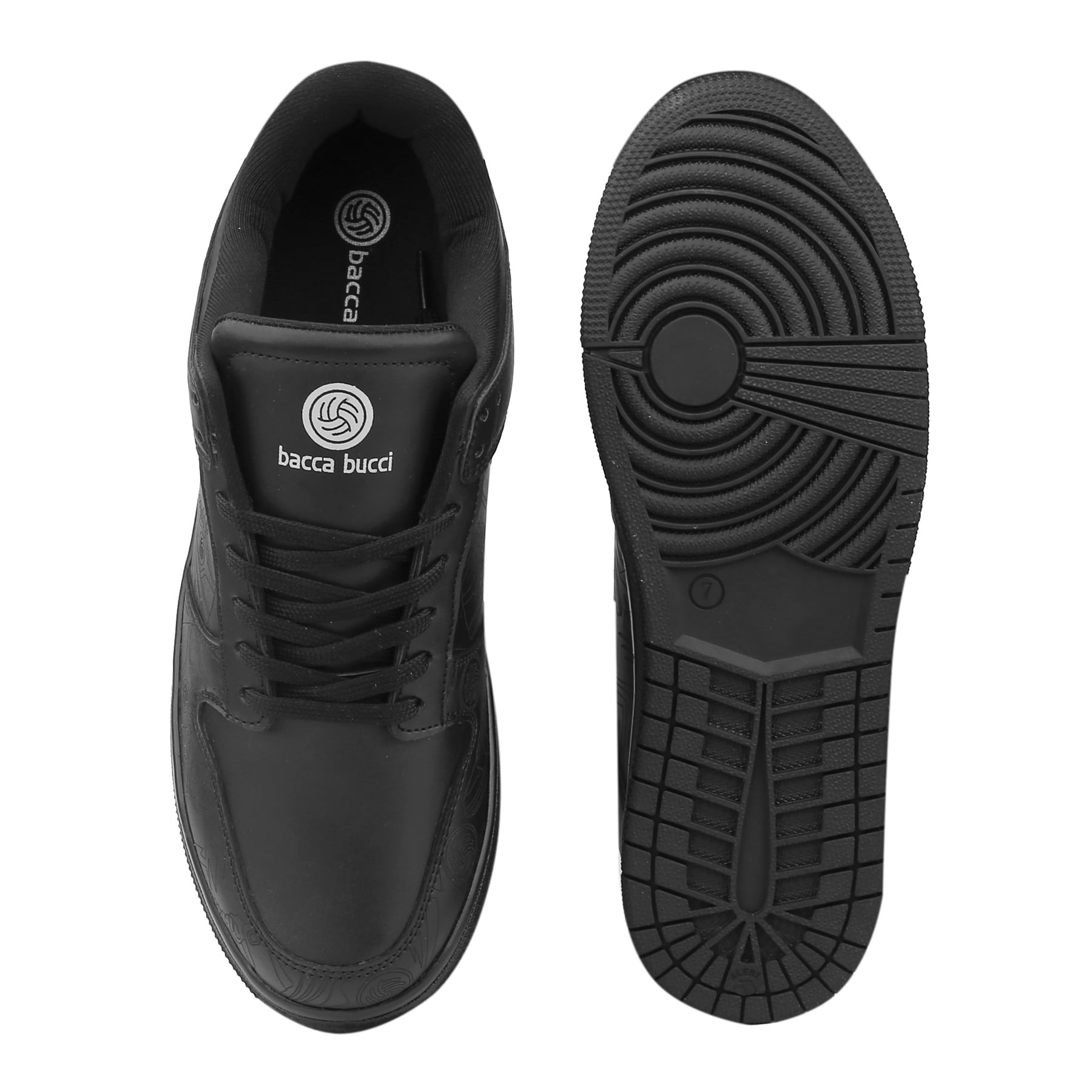 Bacca Bucci Men's NIRVANA Low Top Flat Sole Casual Sneakers